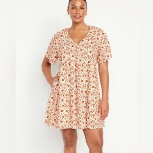 NWT XXL Old Navy Floral Print Dress